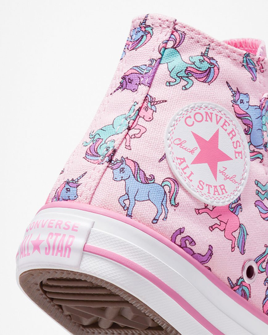 Chlapecké Boty Vysoké Converse Chuck Taylor All Star Easy-On Unicorns Růžové Blankyt | CZ DZOU13